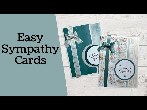 Tarjeta de condolencias fácil | Cómo hacer tarjetas sencillas y conmovedoras