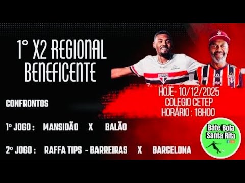 AO VIVO X2 Regional BENEFICENTE 2025. Santa Rita de Cassia Bahia. Bora Inscreve se No Nosso canal