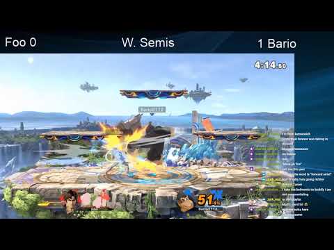 CWA Wifi Weekly 43 - Fool Swerve (Cloud, Richter) vs Bario (Donkey Kong, Bowser) Winners Semifinals