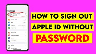 How to sign out Apple ID without Password IPhone 6| Sign out apple id without password iPhone 6 plus