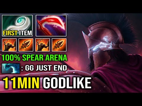 EPIC 11MIN GODLIKE Eul's Scepter 100% Spear Arena Mars in 7.28c Vs Pro Mid Morphling DotA 2