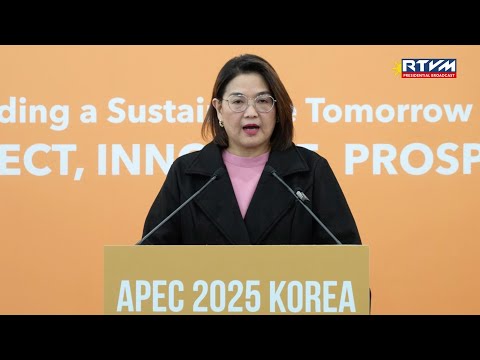 PCO Press Briefing in Gyeongju, Republic of Korea
