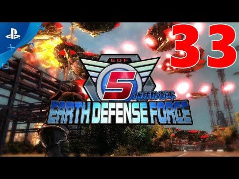 Earth Defense Force 5 Gameplay Walkthrough Part 33 Mission 72-73