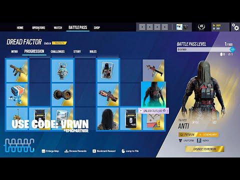 Rainbow Six Siege - Operation Dread Factor Battle Pass (Full Showcase)