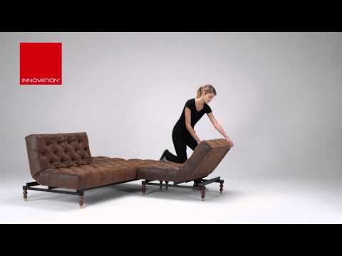 Innovation Klappsofa Oldschool, bequemes Retro Sofa