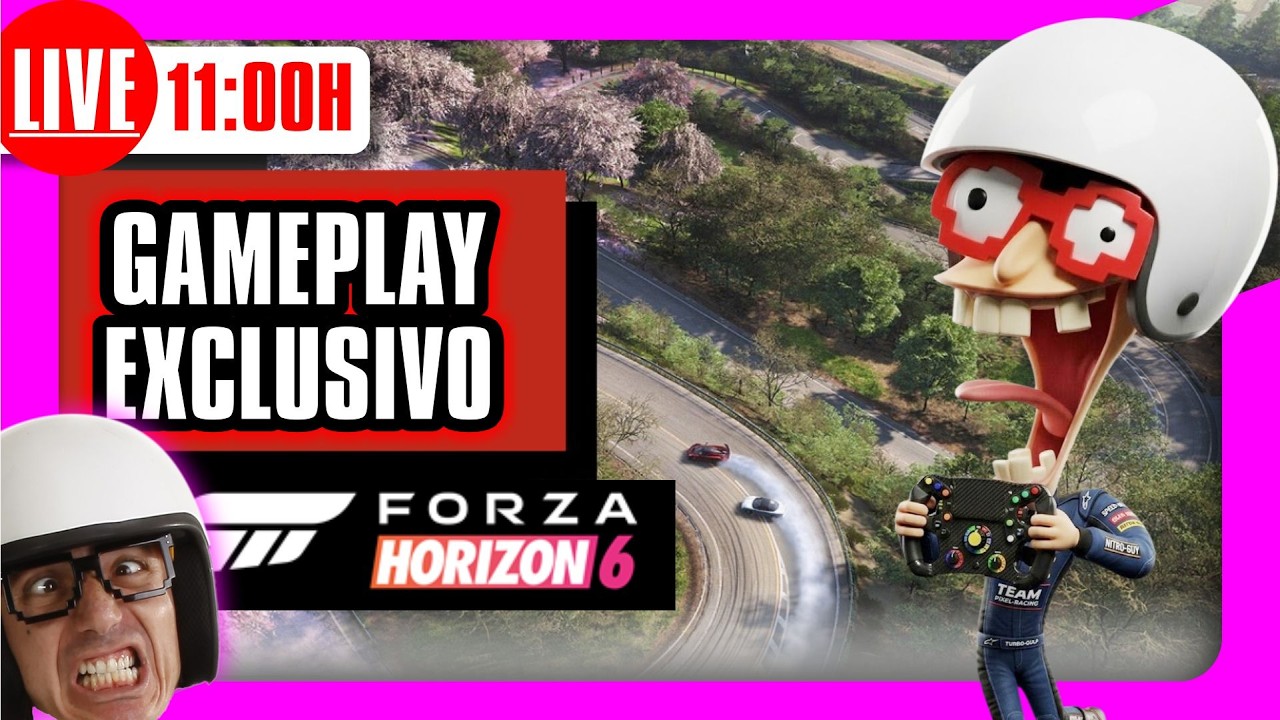 🎮🚨 HOJE -  AO VIVO - 11H Forza Horizon 6: 9 Minutos de Gameplay Exclusivo #forzahorizon6