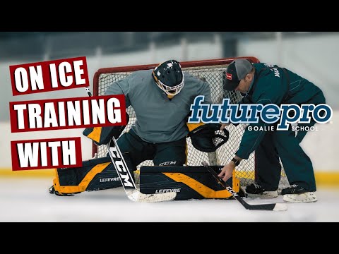 On Ice Goalie Training with Steve McKichan of @FutureProGoaltendingUSA