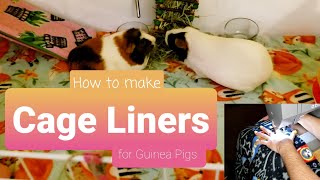 How to Make a Fleece Cage Liner for Guinea Pigs | DIY Tutorial - Guinea Pig Café