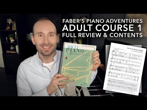Faber's Piano Adventures Adult Course 1 - Full Review & Contents