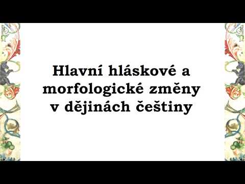 DČ Hláskosloví a morfologie