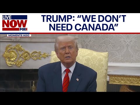 Video | Trump on Canada: "Canada only works as a state"