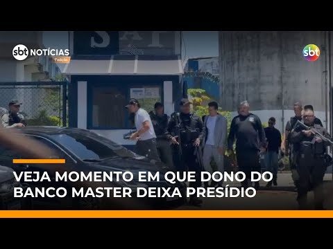 Daniel Vorcaro, do Banco Master, é solto com tornozeleira eletrônica | #SBTNotícias