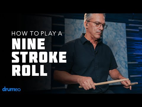 How To Play A Nine Stroke Roll - Drum Rudiment Lesson