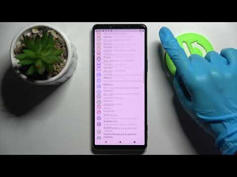 How to Enter Text Correction Options on SONY Xperia 5 III - Open Text Correction Options