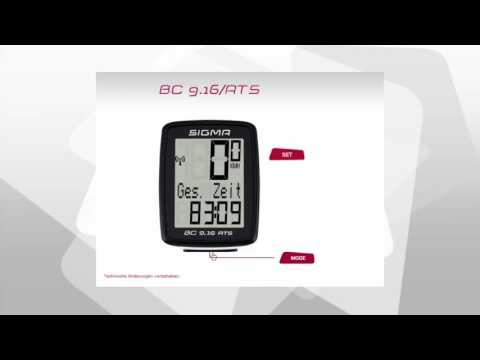 SIGMA SPORT // BC 9.16/ATS // Funktionen
