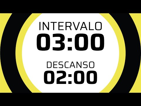 Interval Timer ⏳ | 3 minutes #intervals ⏰ | 2 minutes break | No music