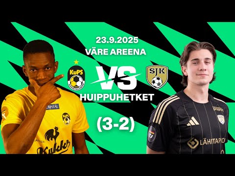 KuPS vs SJK 3–2 – Maalit & Ottelun huippuhetket 23.09.2025 | Veikkausliiga