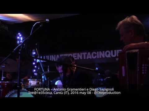 FORTUNA – Antonio Gramentieri e Diego Sapignoli live@1e35circa, Cantù (IT), 2016 may 08