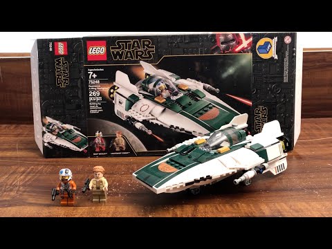 LEGO Star Wars 75248 Resistance A-Wing Starfighter Time-lapse Speed Build