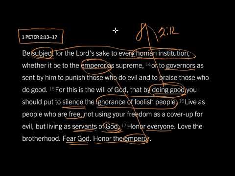 Live on Earth as Citizens of Heaven: 1 Peter 2:13–17, Part 1
