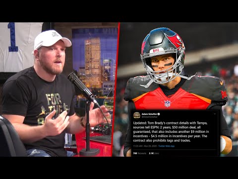 Pat McAfee Reacts To Tom Brady's Buccaneers Contract
