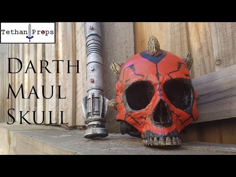 Tethan Props - Darth Maul Skull Build