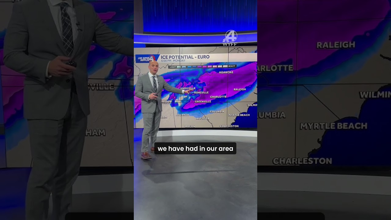 Significant winter storm to impact the Southeast, bringing an ice storm to many areas