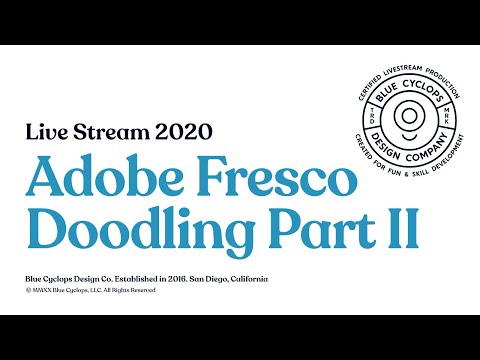 Live Stream — Doodling in Adobe Fresco