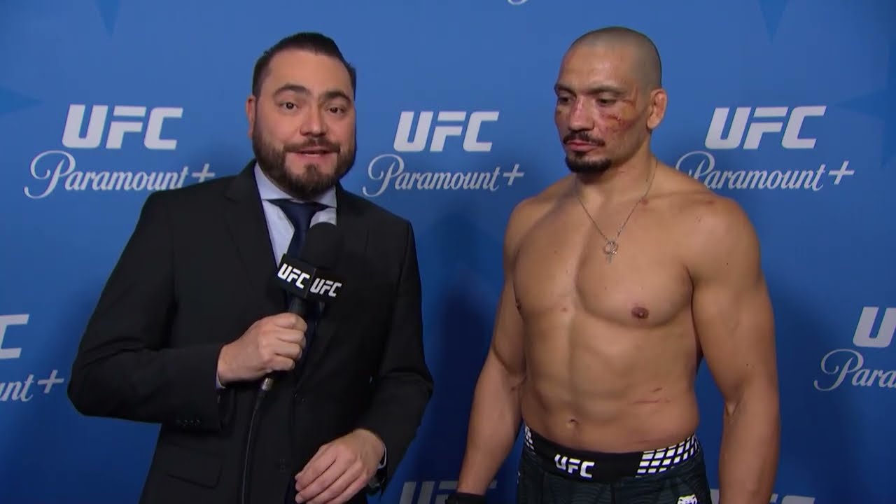 #UFCHouston Carlos Leal Entrevista Posterior