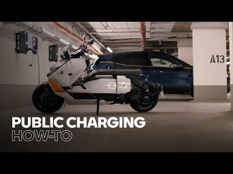 HOW TO Charge Your BMW CE 04 Electric Scooter at a Public Charging Station