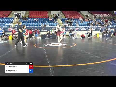 117 Lbs Round Of 32 - Salyna Shotwell, Washington Vs Megan Edwards, Texas 84bf