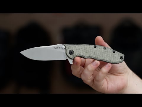 Zero Tolerance Hinderer 0562MIC MagnaCut Micarta Titanium Frame Lock