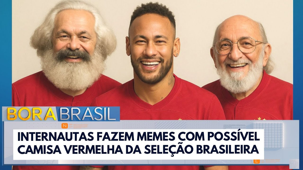Possível camisa vermelha da seleção brasileira gera memes na internet
