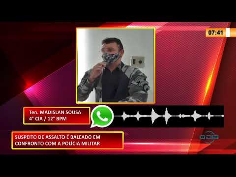 Suspeito de assalto é baleado em confronto com a Polícia Militar 23 10 2020