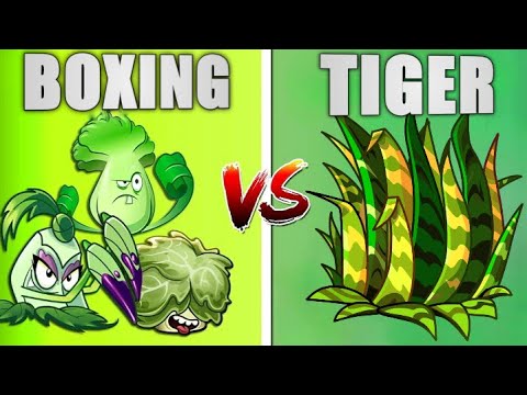 TIGER GRASS vs Team BOXING - Which Plant Team 's Best? - PvZ 2 Plant Vs Plant
