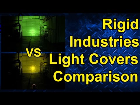 Rigid Industries LED Light Cover Comparison