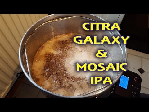 HBW 23 - CITRA, GALAXY & MOSAIC IPA - GRAINFATHER BREWDAY