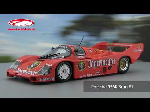 WERK83 1:18 Porsche 956K Brun #1 3. 200 miles Norisring DRM 1984