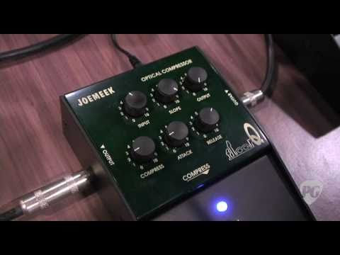 NAMM '11 - Joe Meek gbQ1 Guitar Processor, floorQ Optical Compressor, gbdB Guitar Preamp