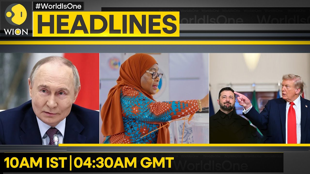 Tanzania Polls: President Set For Victory | Video: Kyiv's Forces Land in Pokrovsk | WION HEADLINES