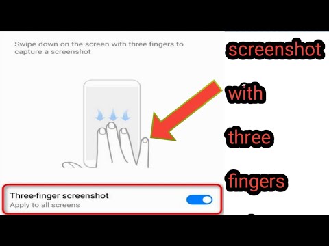 How to enable three fingers screenshot button in micromax H2S