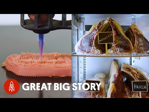 Restaurace, která nabízí steak z 3D tiskárny