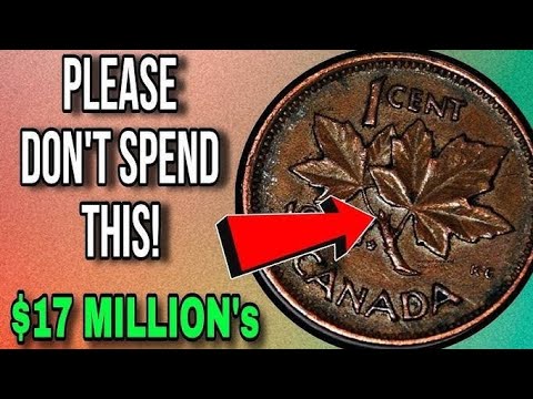 Top 5 Most Valuable Canadian One Cent Coins!”