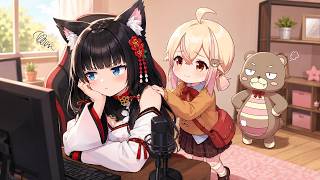 とわくまちゃん×小町いぬ 初めてのお泊り