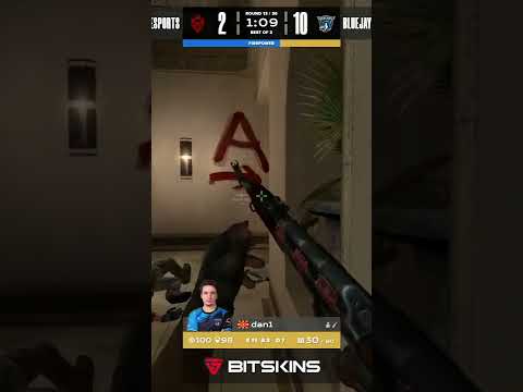 THE BAD GUY 4 AWP KILLS ON THE BOMBSITE A DEFENSE — CSGO #shorts #csgo #THE #BLUEJAYS #WLG