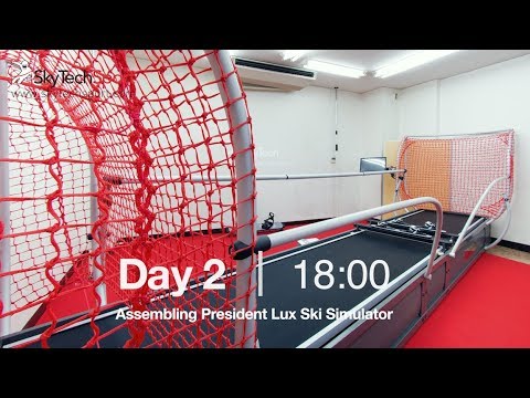 Watch SkyTechSport Ski Simulator Being Assembled