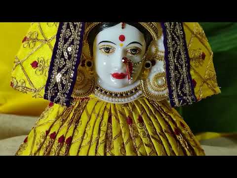 5" Poshak/Outfit for Devi Maa in Yellow Color video