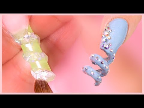 How to Create a 3D Corkscrew Spiral Nail
