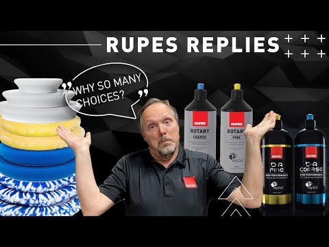 Different Pads and Compounds for Different Tools? [RUPES Replies Episode 024]