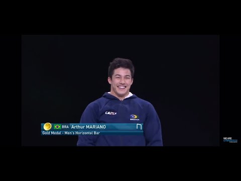 ARTHUR MARIANO FULL PERF  AND AWARDING -  BRAZIL - GOLD AT WORLD GYMNASTIC CHAMPIONSHIP IN GERMANY!